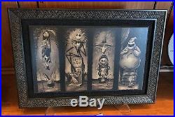 Disney Parks Haunted Mansion Nightmare Before Christmas Framed Print New