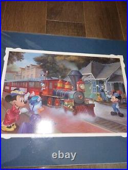 Disney Parks Maggie Parr Heading West Framed Print 19.75 x 15.75