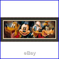 Disney Parks Mickey Mouse and Friends Framed Giclee by Darren Wilson New