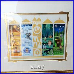 Disney Parks Print Star Wars small world WonderGround Mickey Gold Frame Maruyama