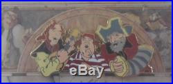 Disney Pin DLR Pirates of the Caribbean Attraction Scene 6 Pin Framed Set New