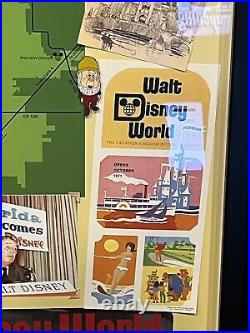 Disney Pin Lot Set Frame WDW Florida Project Walt Pooh Monorail Dwarf LE 200