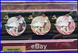 Disney Pin WDI Framed Progression Set Villains Profile King Candy Artist proof