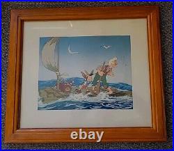 Disney Pinocchio 1940 Four Original Framed lithographs