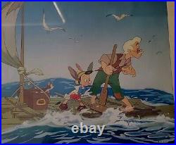 Disney Pinocchio 1940 Four Original Framed lithographs