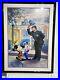 Disney RARE 36x24 Bruce Mcgaw Policeman Greeting Framed And Matted