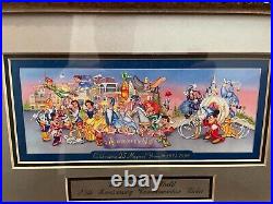 Disney Remember the Magic 25th Anniversary Commemorative Ticket Rare Framed