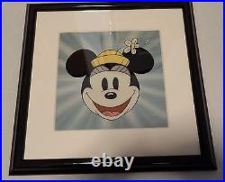 Disney Sericel Here's Minnie Mouse Cel 1930 Title Cards Original Disney Frames