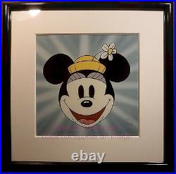 Disney Sericel Here's Minnie Mouse Cel 1930 Title Cards Original Disney Frames
