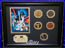 Disney Star Wars Weekend 2007 Limited Frame Coin Set F/S from JAPAN withTracking