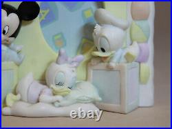 Disney Store 3D Baby Photo Frame Vintage, My First, Mickey Mouse, Minnie VGC