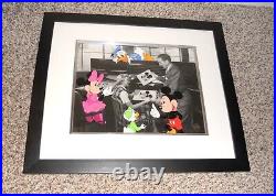 Disney Store Walt In The Ink & Paint Department Framed Animation Sericel