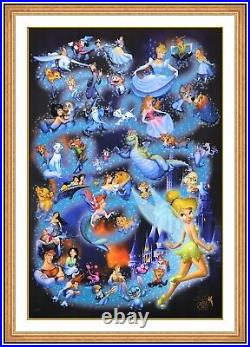 Disney Studio Original Limited Edition Litho Cell Celebration Of Character Art