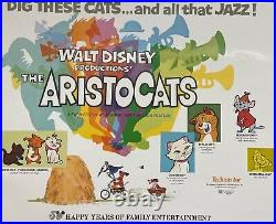 Disney The Aristocats Vintage Poster with a New FRAME and Mat