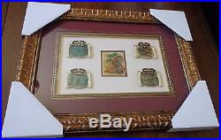 Disney WDI Pirates of the Caribbean Ride Thru The Chase Framed 5 Pin Set Le 100