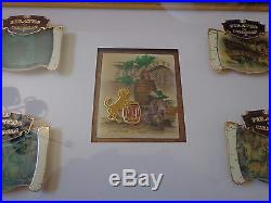 Disney WDI Pirates of the Caribbean Ride Thru The Chase Framed 5 Pin Set Le 100