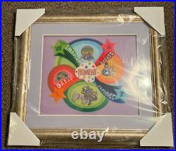 Disney WDW All Started With Walt Figment Imagination Framed Pin Set LE Mint