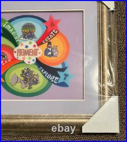 Disney WDW All Started With Walt Figment Imagination Framed Pin Set LE Mint