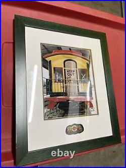 Disney Waiting For Walt Framed Dual Autographed Pin Art Piece