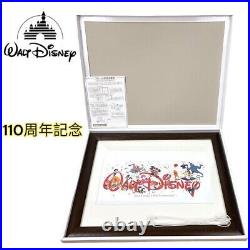 Disney Walt Disney 110th Anniversary Reproduction Original Picture with Frame Mi