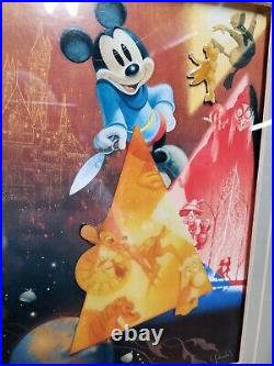 Disney Walt Disney's 100th Year Framed Pin Set LE 1306/5000 Mickey Mouse