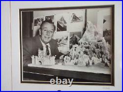 Disney Walt Photo with Pin Framed Set LE 250 50 years of Magical Memories COA