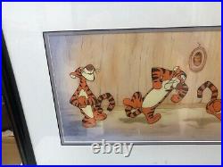 Disney Winnie the Pooh Bouncy Trouncy Tigger Animation Cell from scene 216