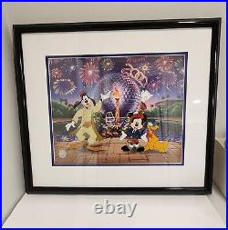 Disney Worldwide Welcome 2000 Limited Edition Framed Sericel withSealed COA