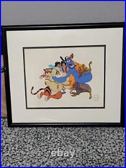 Disney's Aladdin Limited Edition Group Cel Framed and Matted