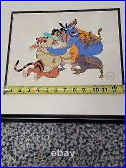 Disney's Aladdin Limited Edition Group Cel Framed and Matted