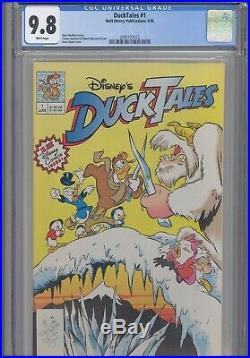 Disney's Duck Tales #1 CGC 9.8 1990 Walt Disney's Publications New Frame