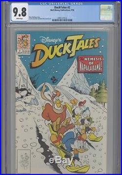 Disney's Duck Tales #2 CGC 9.8 1990 Walt Disney's Publications New Frame