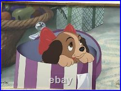 Disney's Little Lady Framed Lithograph 109/350, Lady And The Tramp