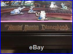 Disneyland Haunted Mansion LE 100 Framed Pin Set Nuptial Doom by Ron Cohee