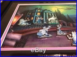 Disneyland Haunted Mansion LE 100 Framed Pin Set Nuptial Doom by Ron Cohee