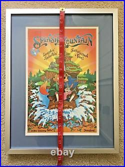 Disneyland Splash Mountain Framed Poster Print Critter Country Brer Bear Rabbit