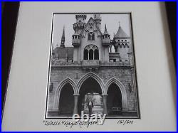 Disneyland WALT'S MAGIC KINGDOM LE 500 Ed Squair Historic Prints Framed