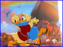 Donald Duck Walt Disney Fantasia 2000 Framed Sericel Cert of Authenticity NWT