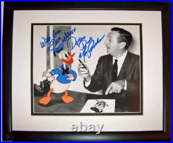 Donald Duck & Walt Disney Ink & Paint Club SIGNED Tony Anselmo Voice Wood Frame