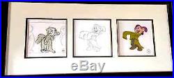 Dopey Disney Fine Art Framed Collectible by Frank Thomas Let Me See Your Hands