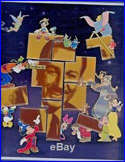 Dreams HapPin Walt Disney Dumbo Snow White Sleeping Beauty Framed 10 Pin Set