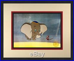 Dumbo Walt Disney L/ED Animation Sericel Custom Framed FREE SHIPPING