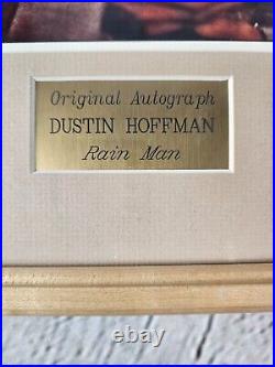 Dustin Hoffman Original Autograph Rain Man Walt Disney World Company Framed