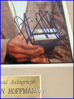 Dustin Hoffman Original Autograph Rain Man Walt Disney World Company Framed