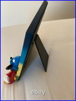 Extremely Rare! Walt Disney Mickey Mouse Fantasia Figurine 3D Frame Statue