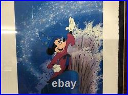 FANTASIA MICKEY MASTER OF THE ELEMENTS Framed Limited Edition Art Print