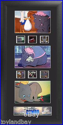 Film Cell Genuine 35mm Framed & Matted Walt Disney Dumbo Trio with6 Cells USFC5719