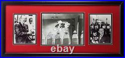 Framed 1943 Triptych Walt Disney Photos Autograph Der Fuehrers Face JL154