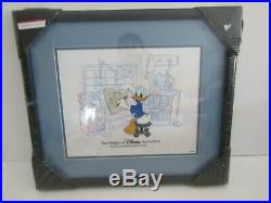 Framed Art Picture Walt Disney 1999 Donald Duck Cell Animation Gallery