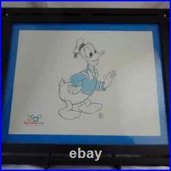Framed Disney Hand Drawn Donald Duck from 2000
